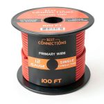 BEST CONNECTIONS 12 Gauge Car Amplifier Power Ground Cable Black-0
