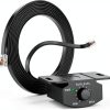 EHOPHNA Car Amplifier Bass Volume Control Knob 12.7ft Copper Cable-0