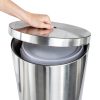 Stainless Steel Stand Wipe Dispenser Monkey Movement Trash Can-6