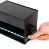 Straw Dispenser EMS Mind Reader Black 8.5L x 5W x 6.5H 250-4