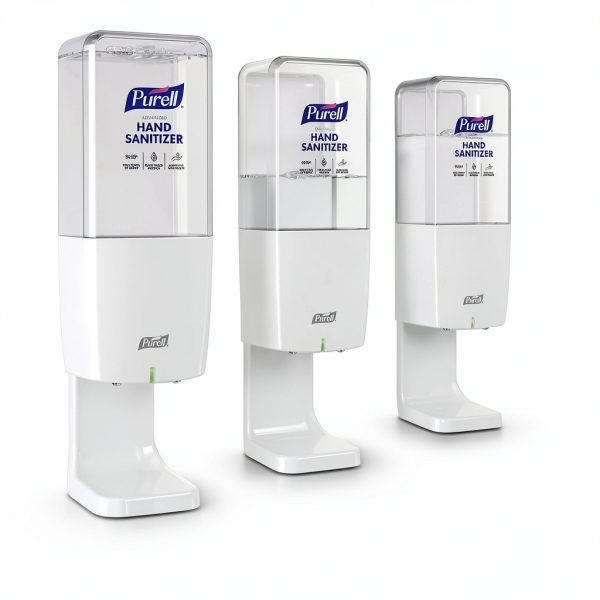 PURELL ES10 Automatic Hand Sanitizer Dispenser, White, for 1200 mL PURELL ES10 Hand Sanitizer Refills (Pack of 1 Dispenser, Refills Sold Separately) - 8320-E1-3