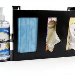 Steel Sanitizing Dispenser Stand QiaoYoubang Wall Organizer, Alloy-0
