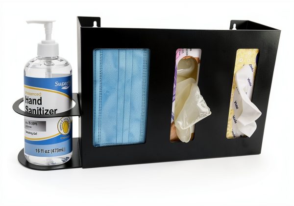 Steel Sanitizing Dispenser Stand QiaoYoubang Wall Organizer, Alloy-0
