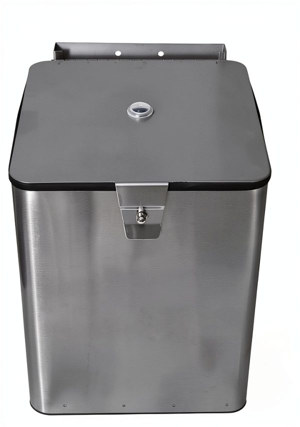 Stainless Steel Wall Mount Wipe Dispenser (Square) - Fits Sanitizing and Disinfecting Wipe Refill Rolls - Perfect for Gyms, Fitness Clubs, Schools, Hotels, Commercial Facilities-1