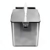 Stainless Steel Wall Mount Wipe Dispenser (Square) - Fits Sanitizing and Disinfecting Wipe Refill Rolls - Perfect for Gyms, Fitness Clubs, Schools, Hotels, Commercial Facilities-4