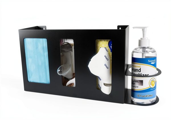 Steel Sanitizing Dispenser Stand QiaoYoubang Wall Organizer, Alloy-3