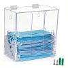 Face Mask Dispenser Box Holder Acrylic Case with Lid by Aphbrada-4