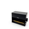 Straw Dispenser EMS Mind Reader Black 8.5L x 5W x 6.5H 250-5