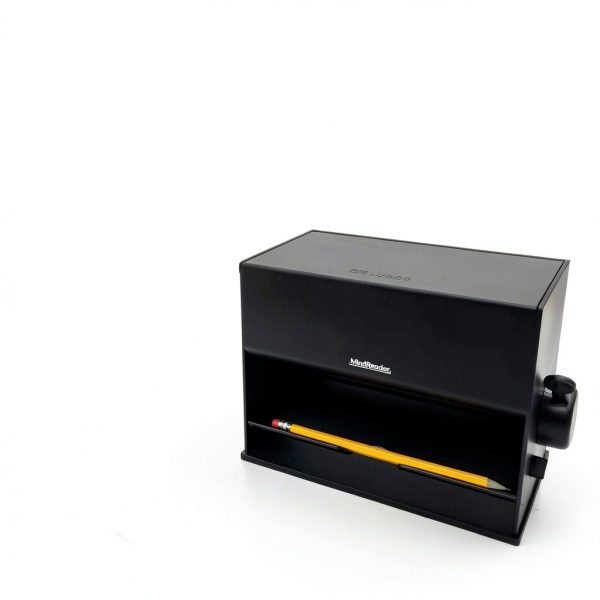 Straw Dispenser EMS Mind Reader Black 8.5L x 5W x 6.5H 250-5