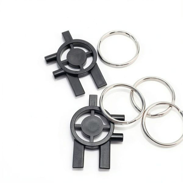 Paper Towel Dispenser Key 5 Pack 3-in-1 Stainless Steel Ring BOXOB-5