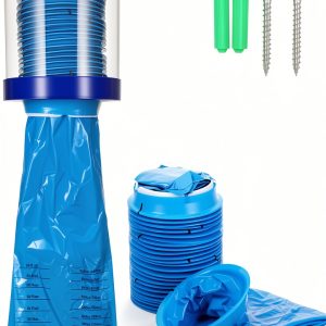 Wall Mount Vomit Bag Dispenser Xozeooeu 25 Blue Medical-Grade Bags-0