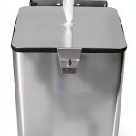 Stainless Steel Wall Mount Wipe Dispenser (Square) - Fits Sanitizing and Disinfecting Wipe Refill Rolls - Perfect for Gyms, Fitness Clubs, Schools, Hotels, Commercial Facilities-0