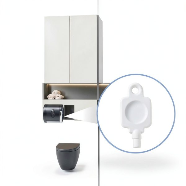 Toilet Tissue Dispenser Key OLAWIS White for GP Jumbo & Vista-3