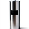 GoodEarth steel floor stand wipe dispenser with 7-Gallon Trash Bin-1