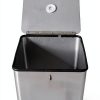 Stainless Steel Wall Mount Wipe Dispenser (Square) - Fits Sanitizing and Disinfecting Wipe Refill Rolls - Perfect for Gyms, Fitness Clubs, Schools, Hotels, Commercial Facilities-3