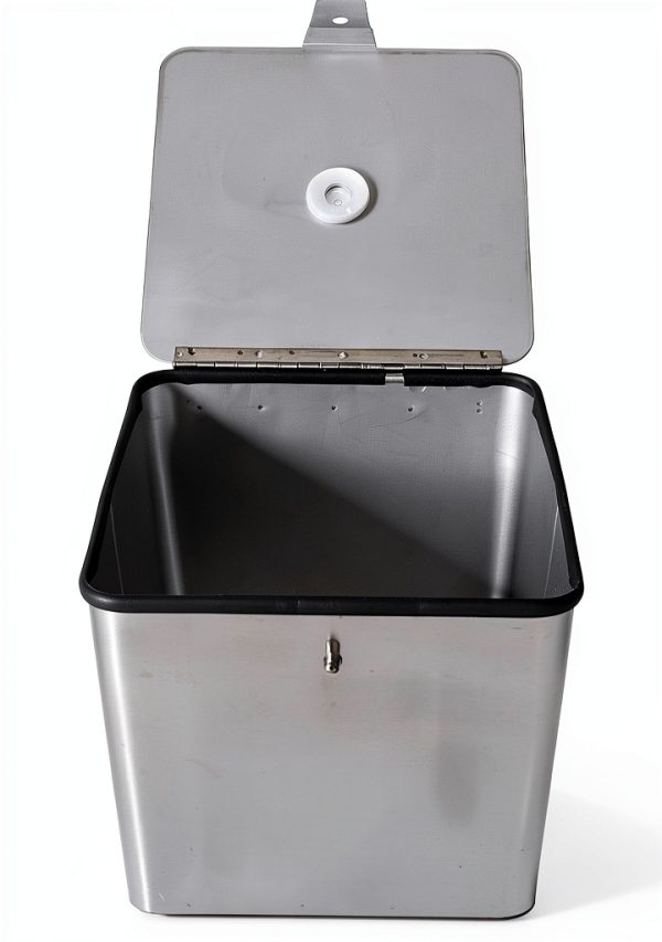 Stainless Steel Wall Mount Wipe Dispenser (Square) - Fits Sanitizing and Disinfecting Wipe Refill Rolls - Perfect for Gyms, Fitness Clubs, Schools, Hotels, Commercial Facilities-3