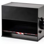 Straw Dispenser EMS Mind Reader Black 8.5L x 5W x 6.5H 250-0