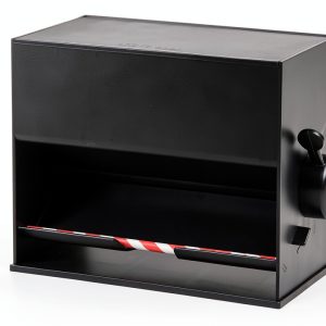 Straw Dispenser EMS Mind Reader Black 8.5L x 5W x 6.5H 250-0