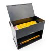 Straw Dispenser EMS Mind Reader Black 8.5L x 5W x 6.5H 250-6