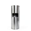Stainless Steel Stand Wipe Dispenser Monkey Movement Trash Can-5
