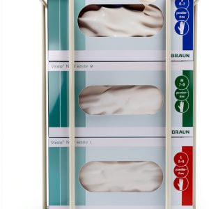 PERFORMORE Large Disposable Glove and Facial Tissue Wire Rack - Glove Box Holder, Medical Glove Holder, Holds Up To 3 Boxes, Hygiene Dispenser, Wall Mount Design With Mounting Accessories Included-0