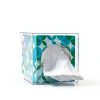 Facial Tissue Box Holder for Wall, Under Cabinet or Desk, RV, Bathroom, Small Spaces - Acrylic Wall Mounted Square Box Dispenser, Face Down or Sideways in Tight Areas-1