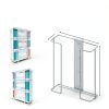 PERFORMORE Large Disposable Glove and Facial Tissue Wire Rack - Glove Box Holder, Medical Glove Holder, Holds Up To 3 Boxes, Hygiene Dispenser, Wall Mount Design With Mounting Accessories Included-4