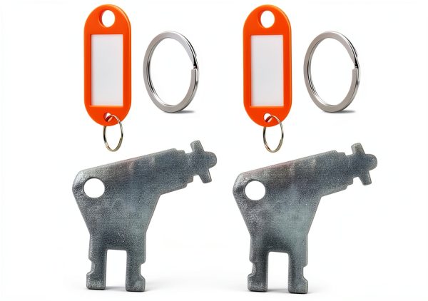 Commercial-Grade Universal Dispenser Key by Femory 2 Pack Metal-0