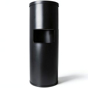 Black Stainless Steel Wipe Dispenser with Trash Can – Monkey Movement-0