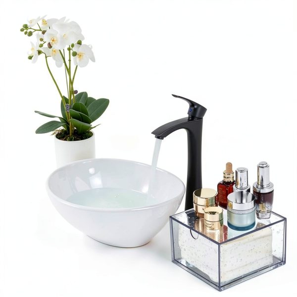 Disposable Face Towel Holder Sumnacon Clear Plastic Organizer Drawer-4