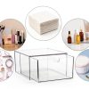 Disposable Face Towel Holder Sumnacon Clear Plastic Organizer Drawer-8