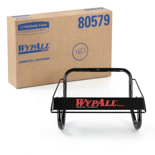 WypAll Wall Mounted Wiper Dispenser Black Jumbo 80579-2