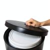 Black Stainless Steel Wipe Dispenser with Trash Can – Monkey Movement-5