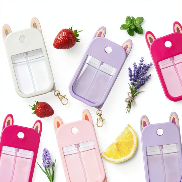 Silicone Case for Touchland Hand Sanitizer 4Pcs Pack Keychain 1 Fl Oz-6