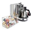 Face Mask Dispenser Koemehr Acrylic Box Lift Up Lid for Home Office-7